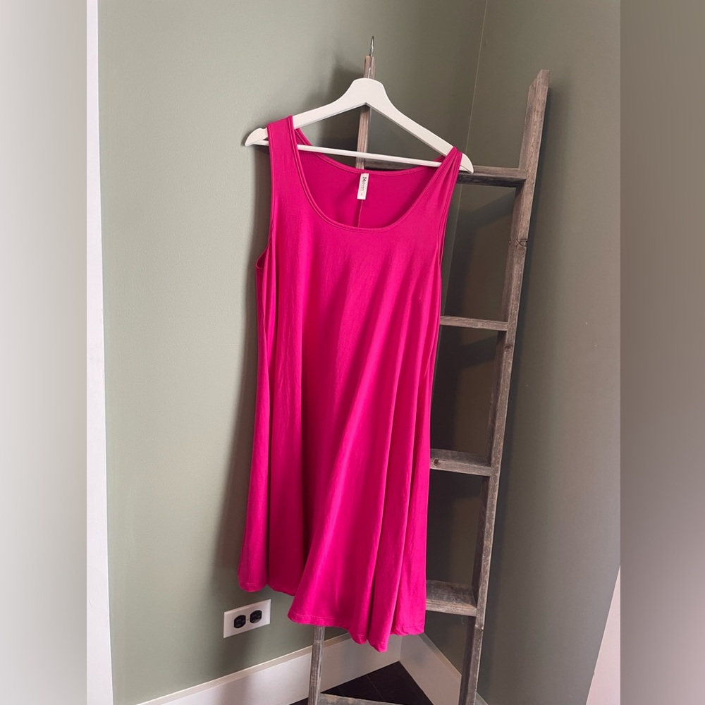 24/7 Comfort Pink Shift Dress